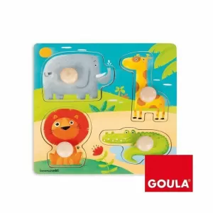 PUZZLE ANIMALES SELVA