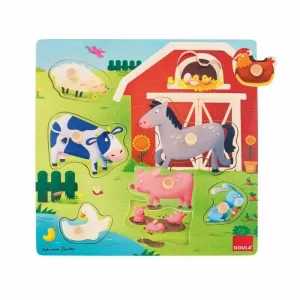 JUEGO PUZLE MAMAS Y BEBES GRANJA