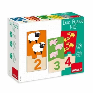 JUEGO DE MESA DUO PUZLE 1-10 JUEGO DE MESA DUO PUZLE 1-10