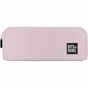 PORTATODO SILICONA ROSA GLITTER BITS BOBS