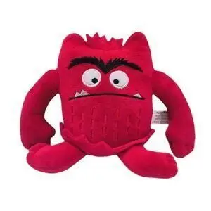 MONSTRUO DE COLORES PELUCHE ROJO 15 CM IRA