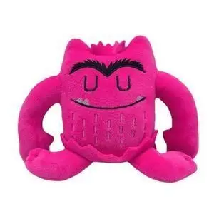 MONSTRUO DE COLORES PELUCHE ROSA 15 CM AMOR