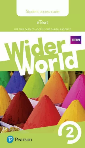 WIDER WORLD 2 EBOOK STUDENTS' ACCESS CARD