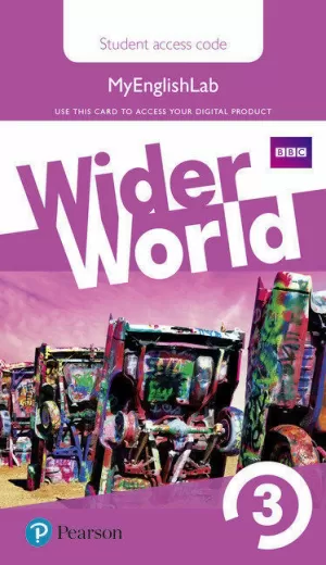 WIDER WORLD 3 MYENGLISHLAB STUDENTS' ACCESS CARD