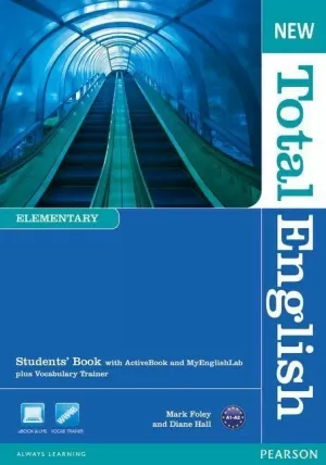 NEW TOTAL ENGLISH ELEMENTARY STUDENTS' BOOK WITH ACTIVE BOOK AND MYLAB P