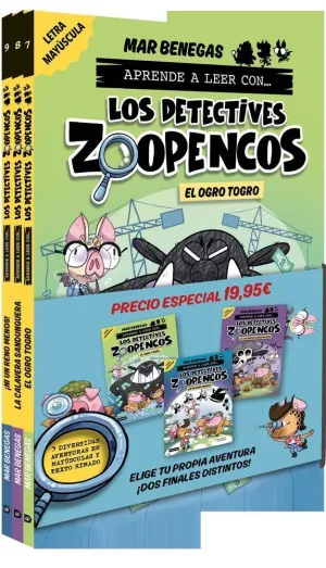 PACK APRENDE A LEER CON LOS DETECTIVES ZOOPENCOS 7 8 Y 9 EN