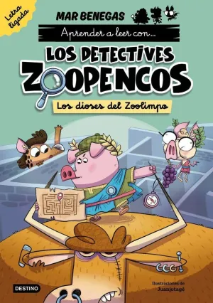 APRENDER A LEER CON... LOS DETECTIVES ZOOPENCOS LETRA LIGADA 2. LOS DIOSES DEL Z