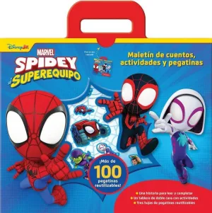 SPIDEY Y SU SUPEREQUIPO MALETIN DE CUENTOS ACTIVIDADES Y PEG