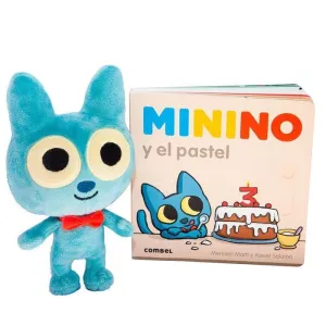 PACK MININO Y EL PASTEL + PELUCHE