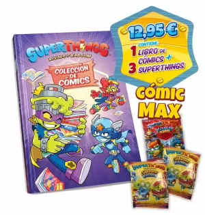 LIBRO COLECCIONISTA CÓMICS SUPERTHINGS - MAX - SERIES 4, 5 Y SECRET SPIES