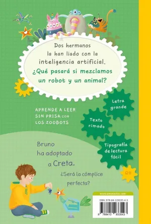 APRENDE A LEER SIN PRISA CON LOS ZOOBOTS (5) BRUNO Y CRETA, TRASTADAS SUPERDISCRETAS