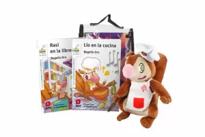 LA PANDILLA DE LA ARDILLA. PACK RASI COCINERA 2 TÍTULOS + MUÑECO