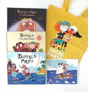 BOLSA DE TELA CHICAS PIRATA AMARILLO