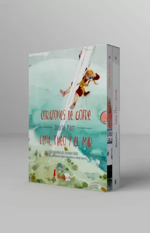 ESTUCHE CORAZONES DE GOFRE LENA THEO Y EL MAR