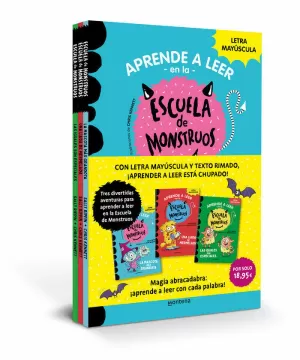 APRENDER A LEER EN LA ESCUELA DE MONSTRUOS - PACK CON LOS LIBROS 1, 2 Y 3