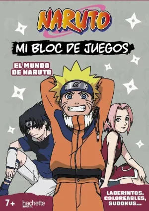 MI BLOC DE JUEGOS NARUTO. EL MUNDO DE NARUTO