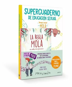 PACK APRENDE CON MENSTRUITA (LA REGLA MOLA + SUPERCUADERNO DE EDUCACIÓN SEXUAL) (MENSTRUITA)
