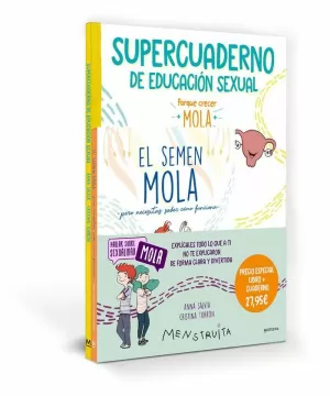 PACK APRENDE CON MENSTRUITA (EL SEMEN MOLA + SUPERCUADERNO DE EDUCACIÓN SEXUAL) (MENSTRUITA)