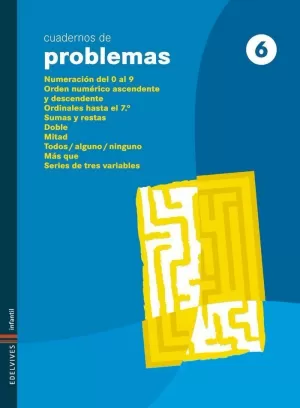 CUADERNO 6 DE PROBLEMAS (INFANTIL)