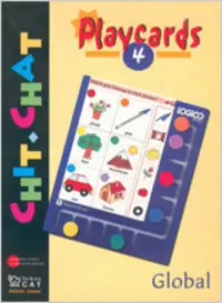 CHIT CHAT PLAYCARDS 4, INGLES, MATERIAL AUXILIAR