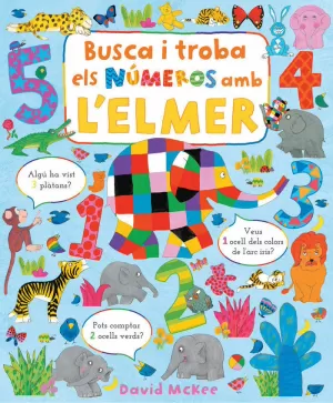 L'ELMER. LLIBRE DE CARTRÓ - BUSCA I TROBA ELS NÚMEROS AMB L'ELMER
