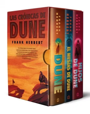 TRILOGÍA DUNE, EDICIÓN DE LUJO (ESTUCHE CON: DUNE  EL MESÍAS DE DUNE  HIJOS DE DUNE)