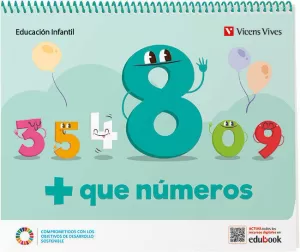 + QUE NUMEROS CUADERNO 8