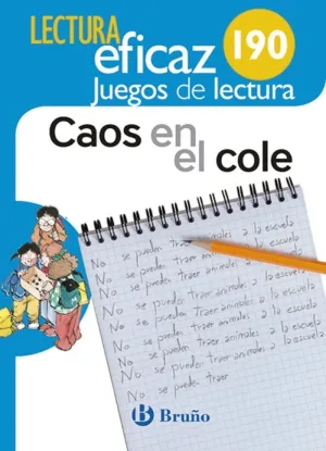 CAOS EN EL COLE JUEGO DE LECTURA