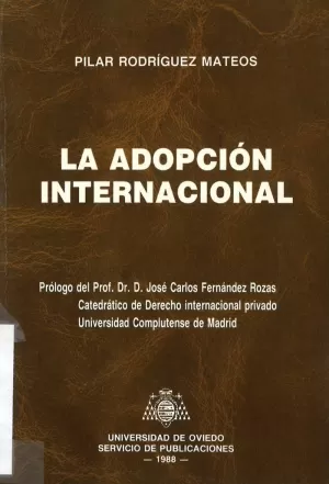 LA ADOPCIÓN INTERNACIONAL