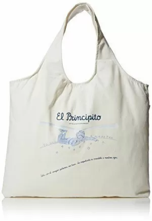 BOLSA BEIGE EL PRINCIPITO SOLO CON EL CORAZON PODEMOS VER BOLSA BEIGE EL PRINCIPITO SOLO CON EL CORAZON PODEMOS VER