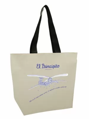 BOLSA MEGA SHOPPER EL PRINCIPITO. SÓLO CON EL CORAZÓN