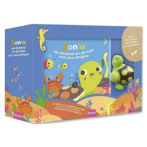 LIBRO DE BAÑO.  SONIA SE DIVIERTE EN EL MAR CON SUS AMIGOS